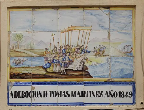 Retablo cerámico del Miracle dels Peixets